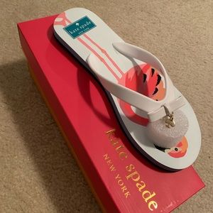 NWT Kate Spade Flamingo Sandals sz 8
